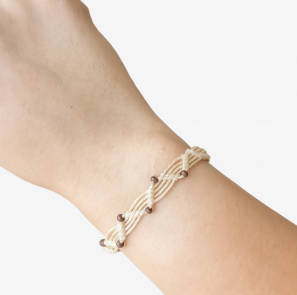 Flint Twisted Wave & Braided Clasp Macramé Bracelets – Handmade & Earthy Chic