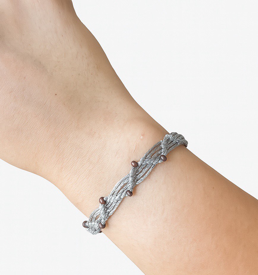 Flint Twisted Wave & Braided Clasp Macramé Bracelets – Handmade & Earthy Chic