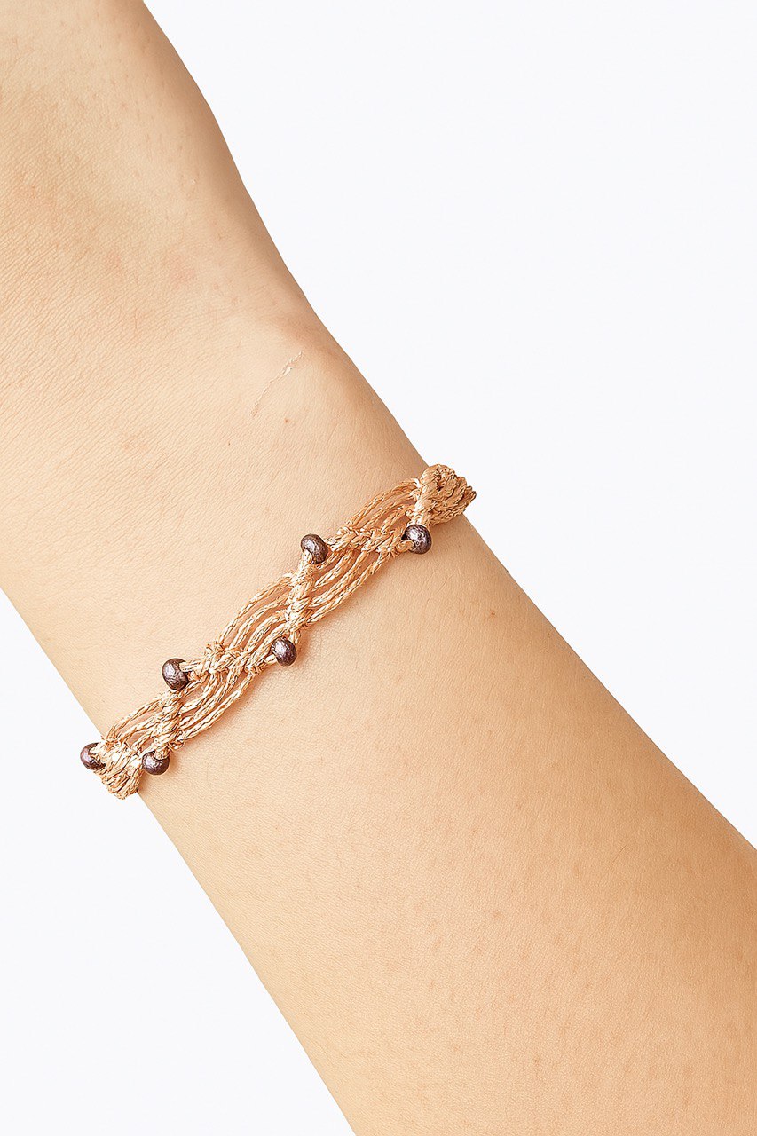 Flint Twisted Wave & Braided Clasp Macramé Bracelets – Handmade & Earthy Chic