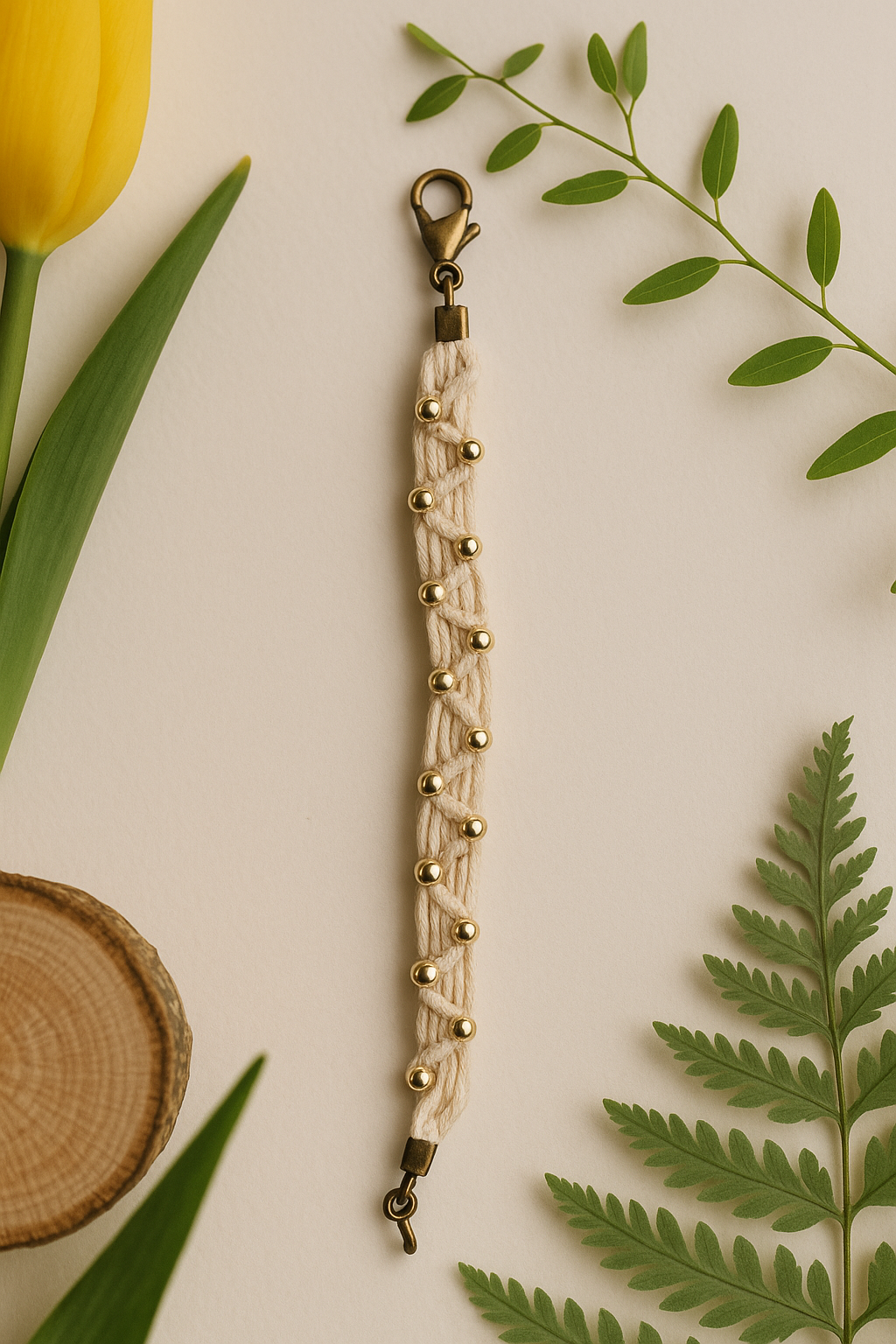 Flint Twisted Wave & Braided Clasp Macramé Bracelets – Handmade & Earthy Chic