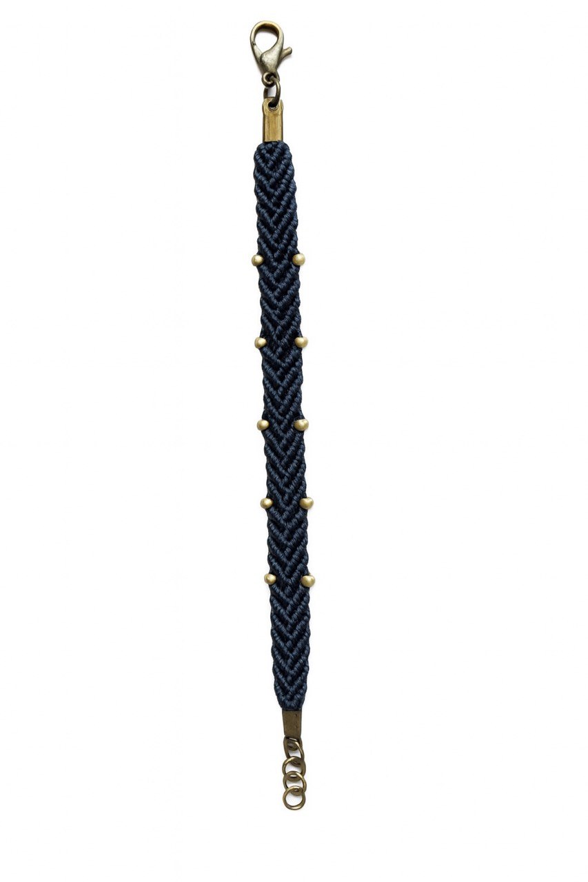 Stria - Handmade Macramé Bracelet – Custom Woven with Beads