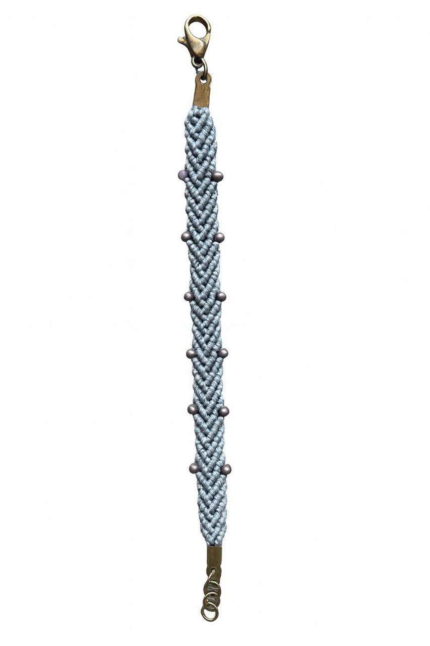 Stria - Handmade Macramé Bracelet – Custom Woven with Beads
