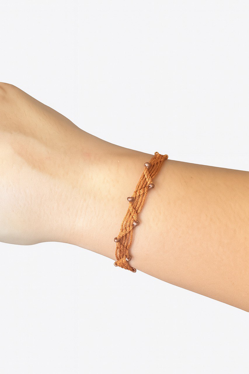 Flint Twisted Wave & Braided Clasp Macramé Bracelets – Handmade & Earthy Chic