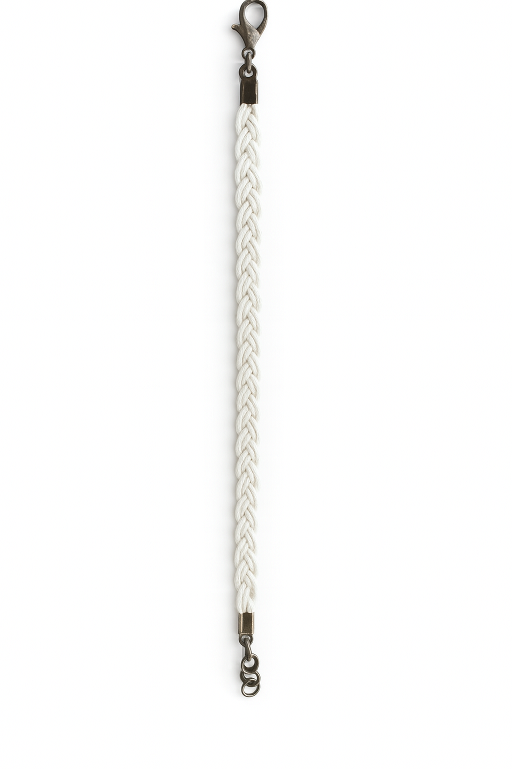 Tress - Braided Cotton Cord Bracelet – Handmade Minimalist Adjustable Unisex Wristband